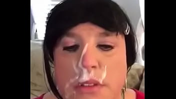 Preview 2 of Pramugari Vs Pilot Porno - cum eating sissy crossdresser