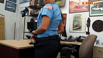 Preview 1 of Rare Videoxxx - Big tits and big ass latin officer boned