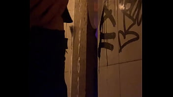 Preview 1 of Fat Aunty Fucked - Spyed while pissing in the toilets bar...