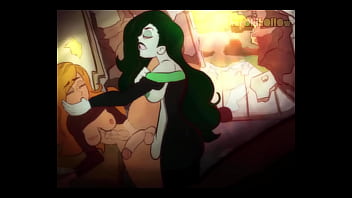 Preview 2 of Natasha Y Luna Football - Kim possible Kim x Shego Futa
