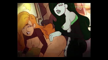 Preview 1 of Natasha Y Luna Football - Kim possible Kim x Shego Futa