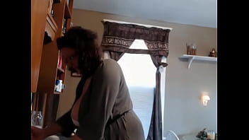 Preview 1 of Alanah Rae Rape Hd - Honey Kiss cooking tits out sexy