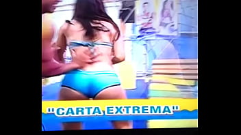 Preview 1 of Movie Gay Twink - Claudia Ramirez muestra las Tetas en Programa VEX