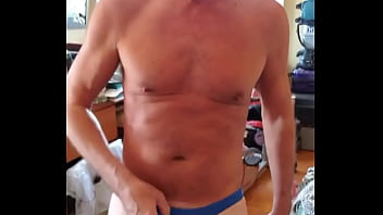 Preview 1 of Sister Brother Sexxx 2019 - It&#039_s almost winter in Buenos Aires and cold so Pervy PapiFachero is remembering his thong play last summer! Nothing like ...