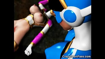 Preview 3 of Sindrive Pissing - 3D Astronaut Girl Captured and Fucked!