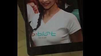 Preview 1 of Tamil Bbw Aunty And Boy - Cum tribute to Deepika Padukone slow motion -- cumtributerxindia