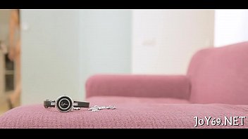 Preview 1 of Ebony Babe Femdom - Chick in a softcore solo play
