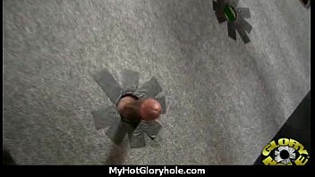 Preview 1 of Fidgety Footjob Pt 1 - Interracial Gloryhole Dick Sucker 13