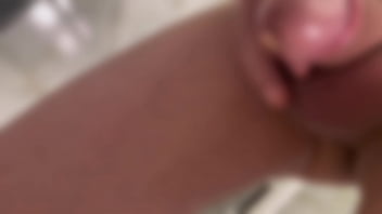 Preview 4 of Nit Sex Son Mom - Twink pees in toilet Jerking off and cumming