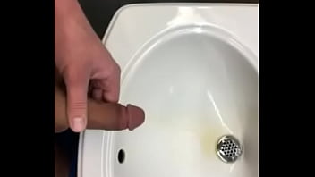 Preview 4 of Teen Tedy - Pissing in Sink public bathroom