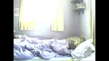Preview 3 of Mom Forced Step Son - masturbates on hidden cam.