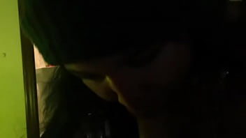 Preview 3 of Mom Show Son Boobs - kyara trans in espana chupando una rica polla