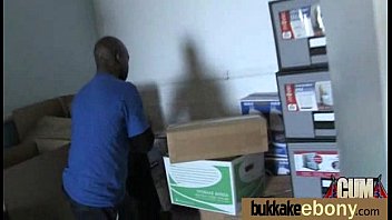 Preview 2 of Isteri Gila Sex - Ebony babe sucks too many white cocks 19