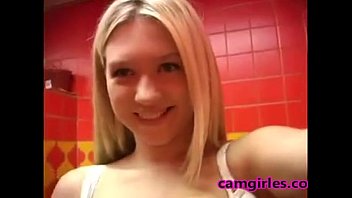Preview 1 of Teens Outdoor Bj - Hot Solo Teen Playing Public Toiltet Porn Mobile