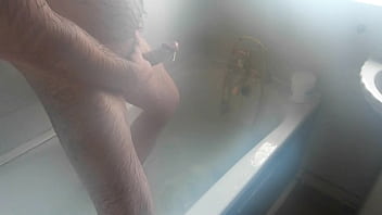Preview 4 of Teen Japanese Gay - Listen To My Hot Steamy Quick Wank In The Bath