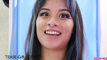 Preview 4 of Sassie Cassie Midget - Cute petite brunette talks about her first sexual experience