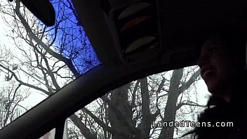 Preview 2 of Kendra Lust Biology - Sexy teen fucks stranger in his car