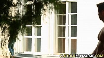 Preview 1 of Hot Sex Indian Afrika Porno - Glam cfnm slut sprayed
