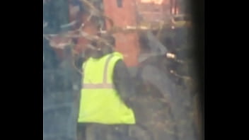Preview 1 of In A Batroom - Romanian construction worker