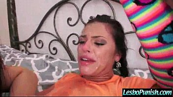 Preview 3 of Xxnx Beeghd - Cute Lez (adriana&amp_gabriella) Get Punish By Mean Lesbo clip-05