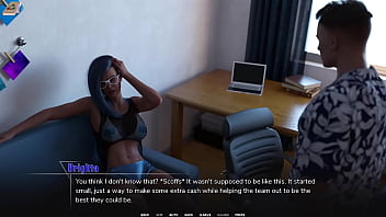 Preview 3 of Big Buttt Mtures - Taboo University #90 - BLue Haired Arogant College Girl Wants To Make A Deal