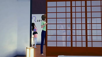 Preview 1 of Brother Sister Teach Sex - 出包-{虎視眈眈}小心別走錯房間
