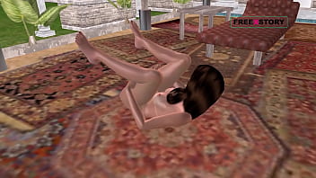 Preview 1 of Artemis Antone Bondage - An animated 3d cartoon porn video of a cute girl&#039_s pussy getting licked and anal fucked by toy.