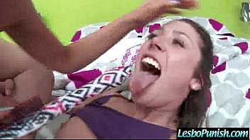 Preview 1 of Pound Tiny - Lesbians (anna&amp_kayla) In Hard Sex Punishing Scene clip-09
