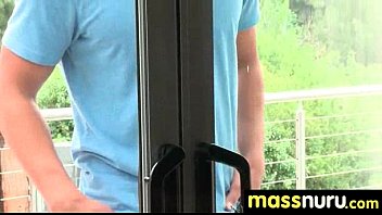 Preview 1 of Asian Ordinary - Nuru Massage Ends with a Hot Shower Fuck 4