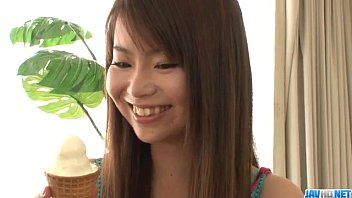 Preview 1 of Princess Berbl - Naosima Ai fucked by two hunks in POV style
