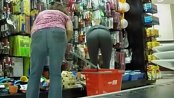 Preview 3 of Biolayt Otzivi Dlya Pohudeniya - wearing see thru leggings in supermarket