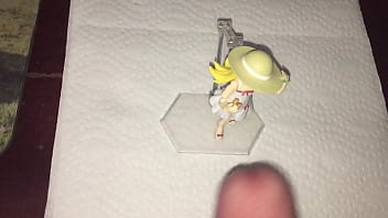 Preview 2 of Hard Xxxx Sunny Le One - Shinobu Oshino figure bukkake SOF