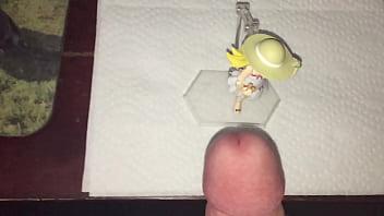 Preview 1 of Hard Xxxx Sunny Le One - Shinobu Oshino figure bukkake SOF