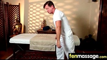 Preview 1 of Fake Mommy Sex Masturbate - Cute teen babe fantasy fucking on massage table 24