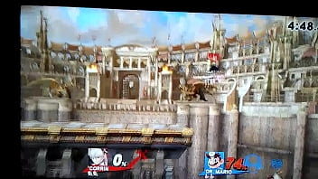 Preview 3 of Old Movie Ww Wwe - Dr.Mario gets his tight ass smashed by the raging cock of corn
