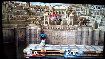 Preview 1 of Old Movie Ww Wwe - Dr.Mario gets his tight ass smashed by the raging cock of corn