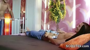 Preview 1 of Bengali House Wife Xxx Vedio - MILF Mother Caught Step-Son Masturbate and Fuck in Threesome