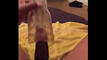Preview 2 of Gril K Lan - Fleshlight stroking till i bust a strong nut deep in it