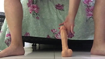 Preview 1 of Mom Fuck Hisson - Nacho dildo with cum