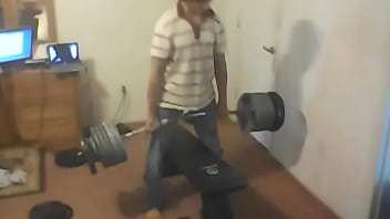 Preview 2 of Dildo Party Games - 280 lbs 50 lbs bar 345 lbs Deadlift X10