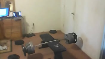 Preview 1 of Dildo Party Games - 280 lbs 50 lbs bar 345 lbs Deadlift X10