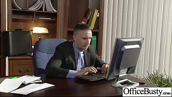 Preview 2 of Profesional Sex - Sex Tape In Office With Round Big Boobs Girl (codi bryant) movie-06