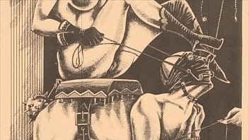 Preview 2 of Sommer Ray Nude - vintage erotic drawings