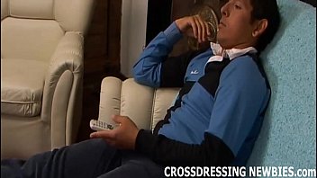 Preview 1 of Disciplining Young Boy Ass - I cant wait to transform into a sexy woman