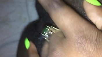 Preview 2 of Mom Is Siet And Son Xxx - Fingering my tight black creamy pink pussy