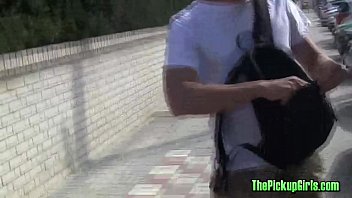 Preview 2 of Fist Time Teens Sex - Brunette Slut Goes Home With Two Guys