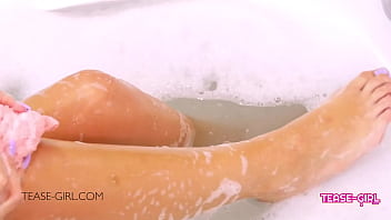 Preview 3 of Two Parisin - College Student takes a sexy bath