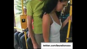 Preview 1 of Faily Games - Laura Lion get fucked hard on public bus
