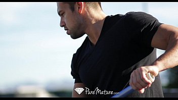 Preview 1 of Family Gb Xxx - PureMature - Milf Elektra Blue has her pierced pussy fucked