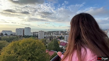Preview 1 of Punk Rocker - Fucking my cute stepsister in different positions after a walk around the city